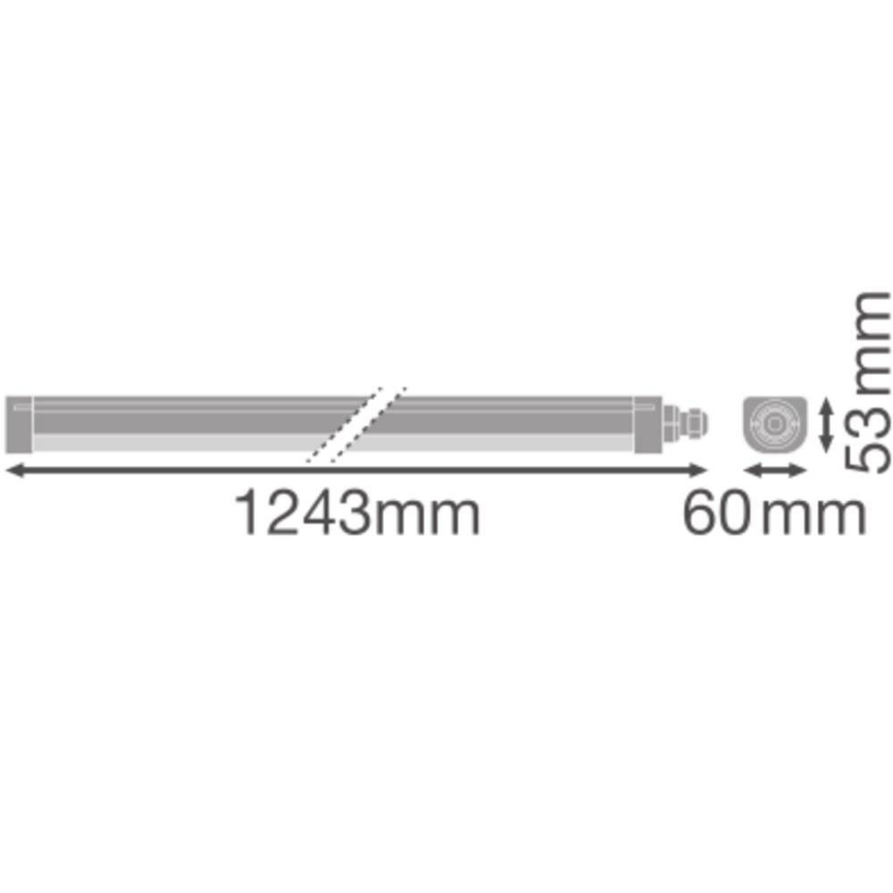 LED-Feuchtraumleuchte IP66 DPCOMP1200V33W840PS