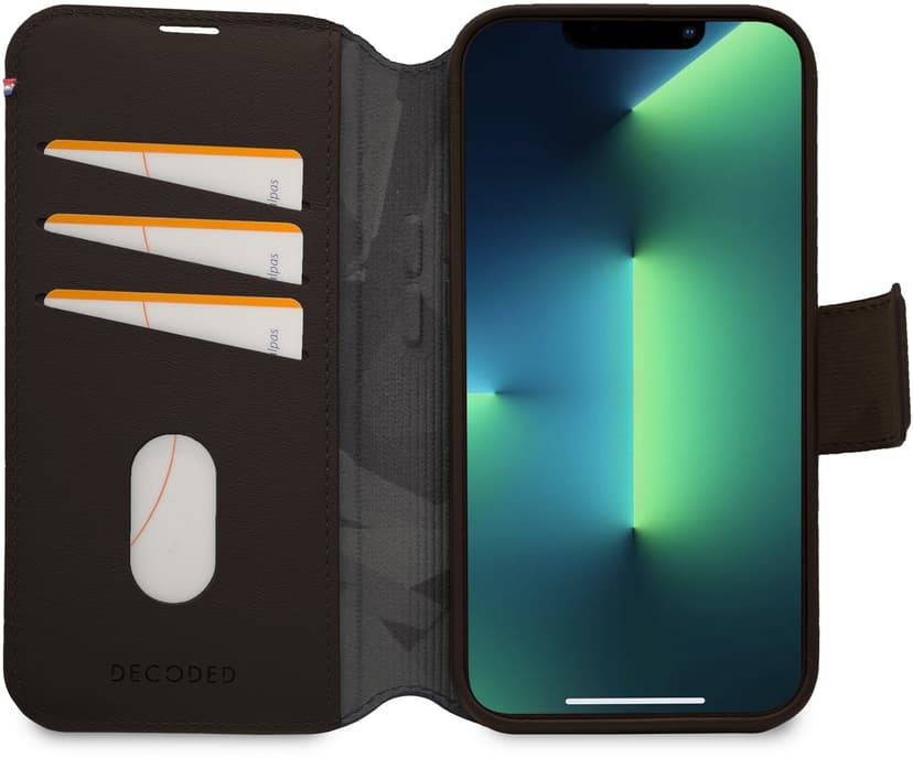 XQISIT Wallet Case für Apple iPhone 14 Pro Max Book Case Schwarz 50432