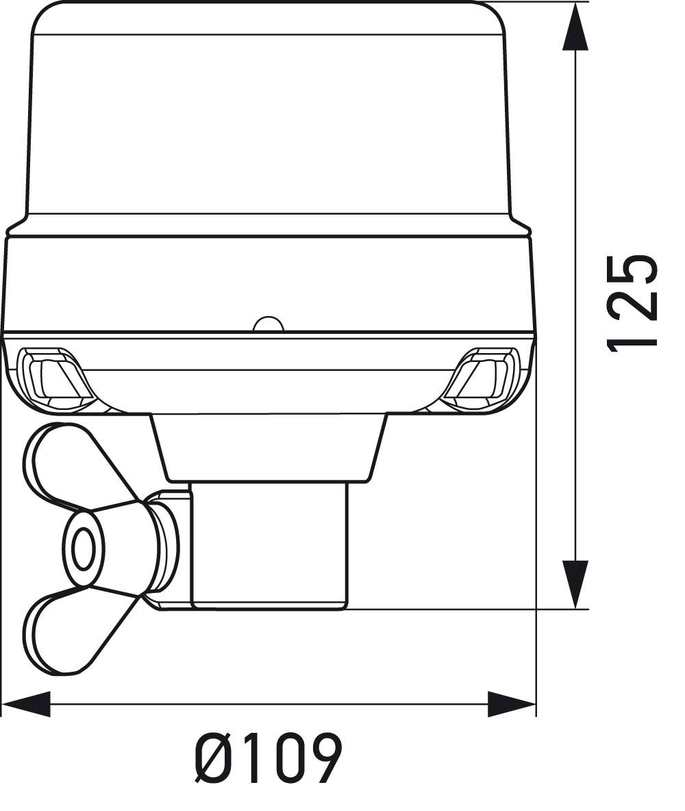 HELLA 2XD 066 146-011 Blitz-Kennleuchte