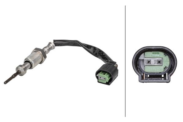 HELLA 6PT 358 181-261 Sensor, Abgastemperatur