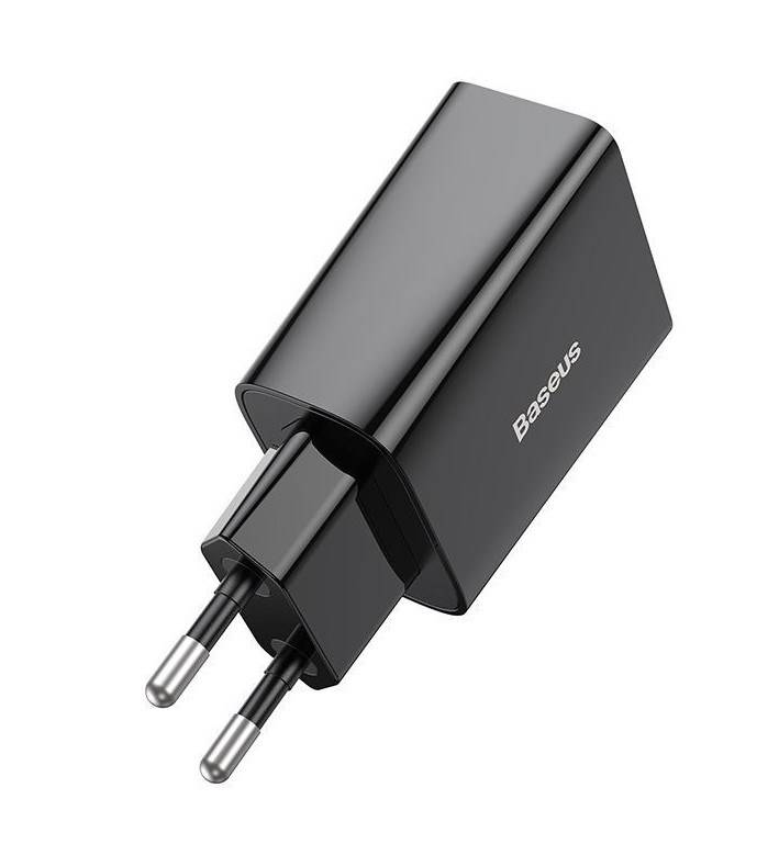 Baseus Speed Mini Schnellladegerät, USB-C, PD, 3A, 20W (schwarz)