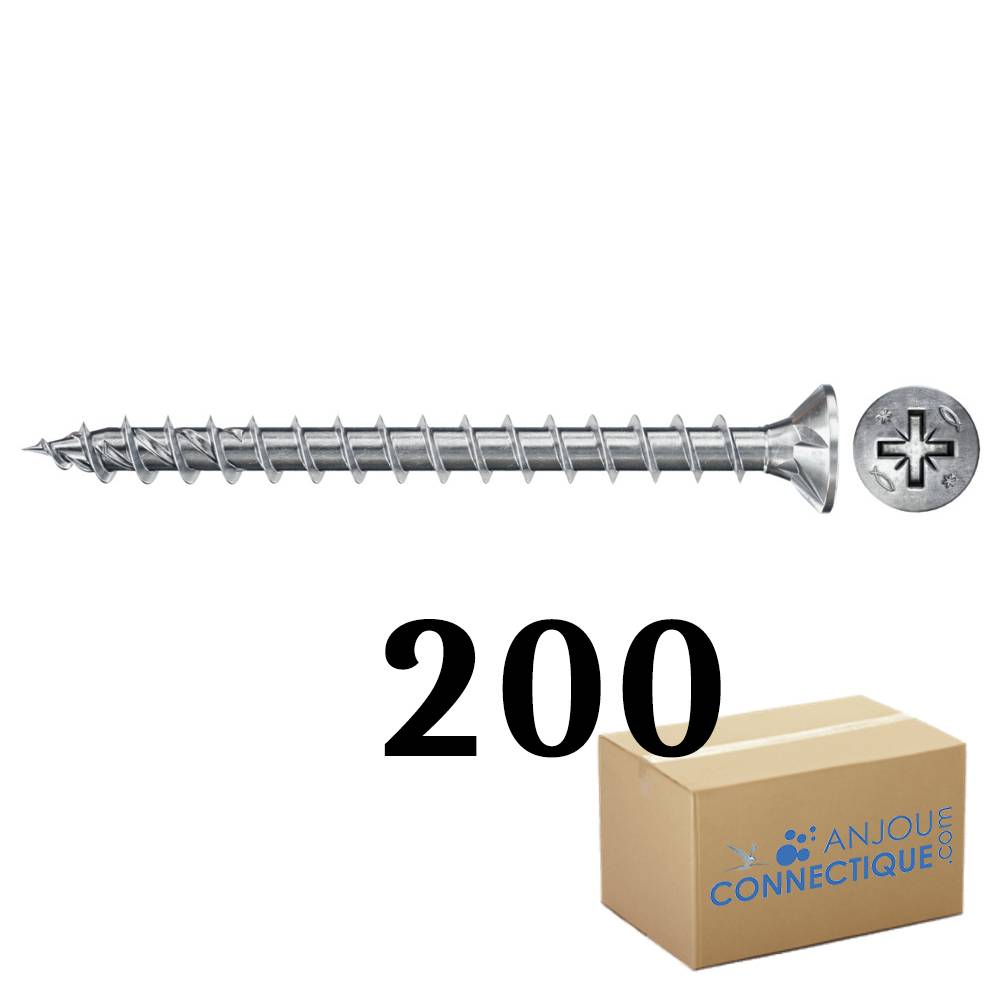 fischer Spanplattenschraube PowerFast II Senkkopf TX 200 Stueck Vollgewinde