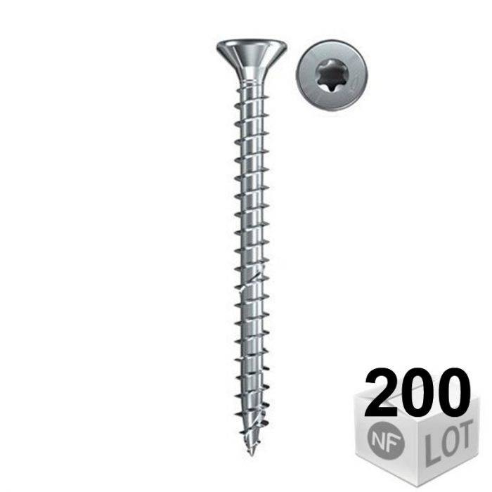 fischer 670006 - Schraube - Metall - Holz - Allgemeiner Nutzen - Teilgewinde -