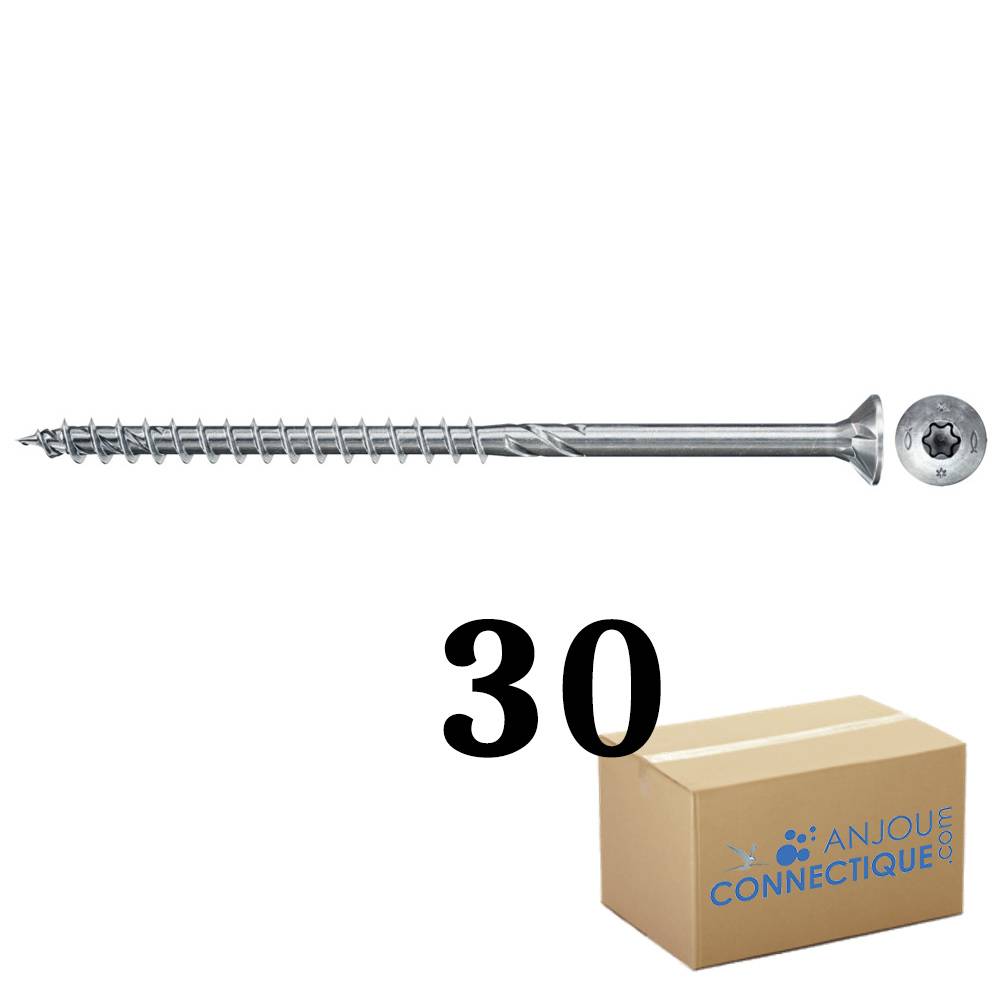 fischer 670518, Schraube, Metall, Holz, Allgemeiner Nutzen, Teilgewinde, Flachkopf
