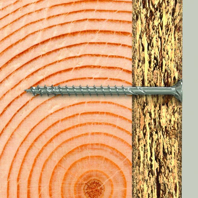 Fischer 670408, Schraube, Metall, Holz, Allgemeiner Nutzen, Teilgewinde, Flachkopf