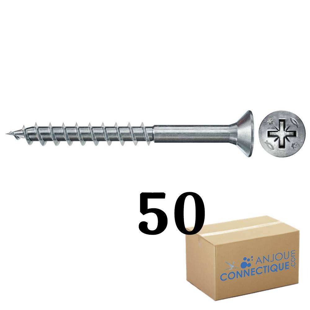 fischer 670666 - Schraube - Metall - Holz - Allgemeiner Nutzen - Teilgewinde -