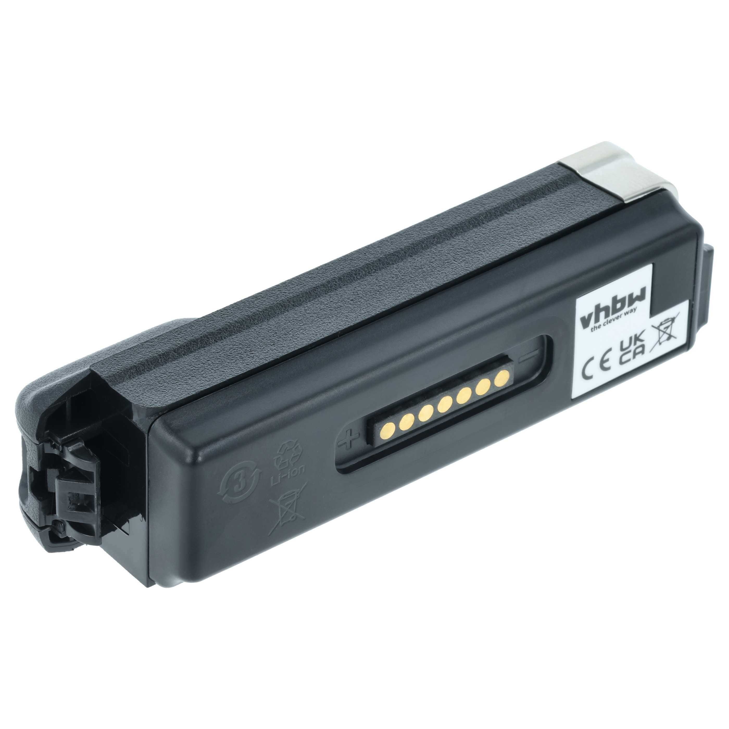 vhbw 5x Akku Ersatz für Zebra BTRY-NWTRS-50MA-01 | für Barcodescanner POS (3200 mAh, 3,6 V, Li-Ion)