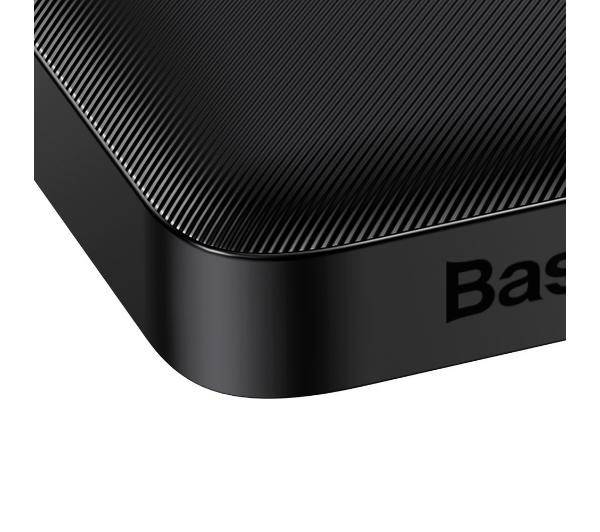 Baseus Bipow Powerbank, 10.000mAh, 2x USB + USB-C, 20W, schwarz