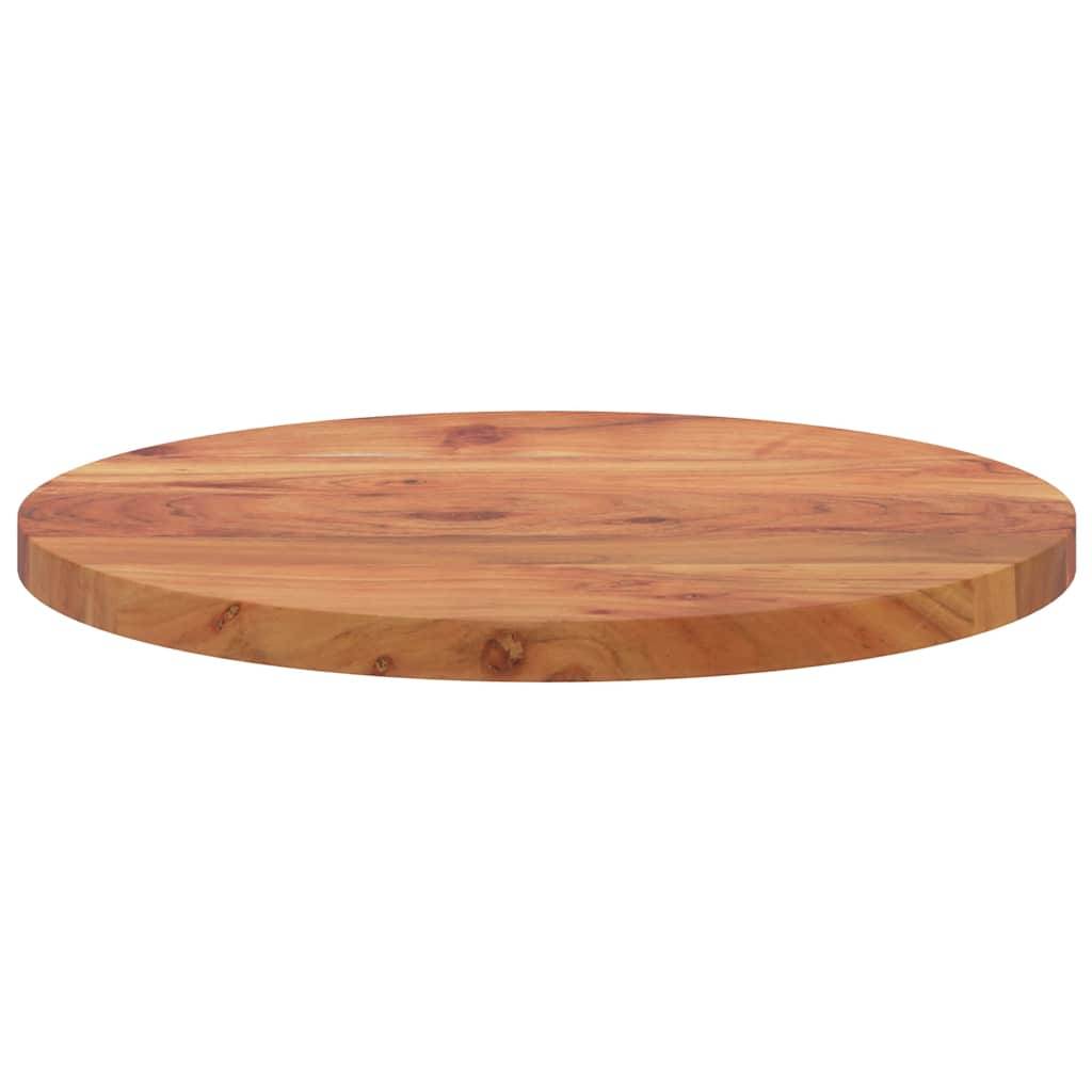 vidaXL Tischplatte Ø40x3,8 cm Rund Massivholz Akazie
