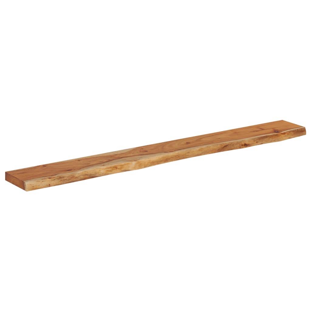 vidaXL Wandregal 180x20x3,8 cm Rechteckig Massivholz Akazie Baumkante