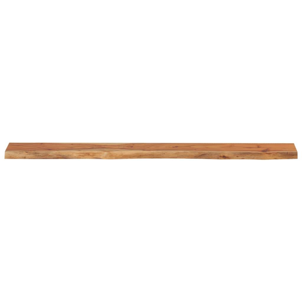 vidaXL Wandregal 180x20x3,8 cm Rechteckig Massivholz Akazie Baumkante