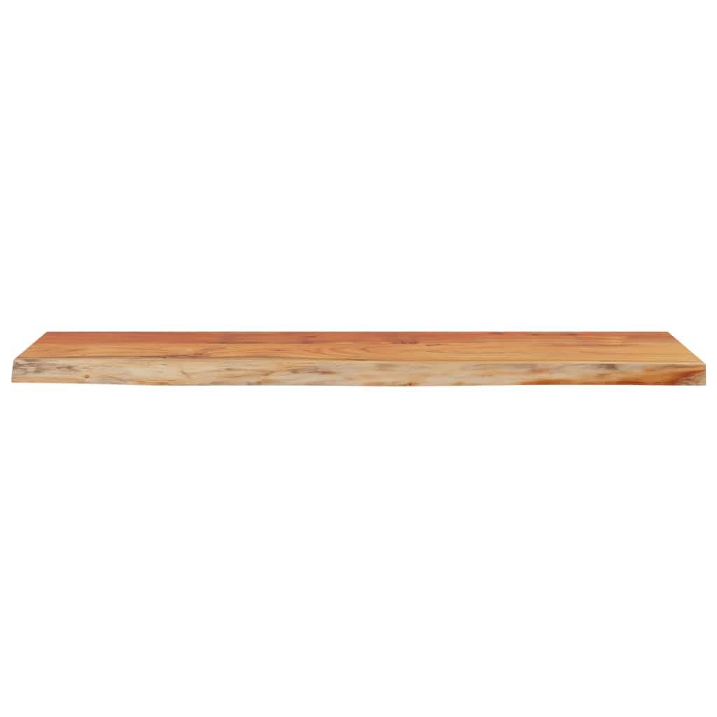 vidaXL Wandregal 80x20x3,8 cm Rechteckig Massivholz Akazie Baumkante