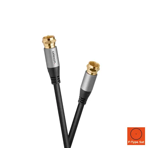 celexon F-Stecker Sat Antennenkabel 10,0m - Professional Line celexon F-Stecker Sat Antennenkabel 10,0m - Professional Line