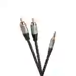 celexon 2x Cinch auf 3,5mm Stereo Klinke Audiokabel 7,5m - Professional Line celexon 2x Cinch auf 3,5mm Stereo Klinke Audiokabel 7,5m - Professional Line