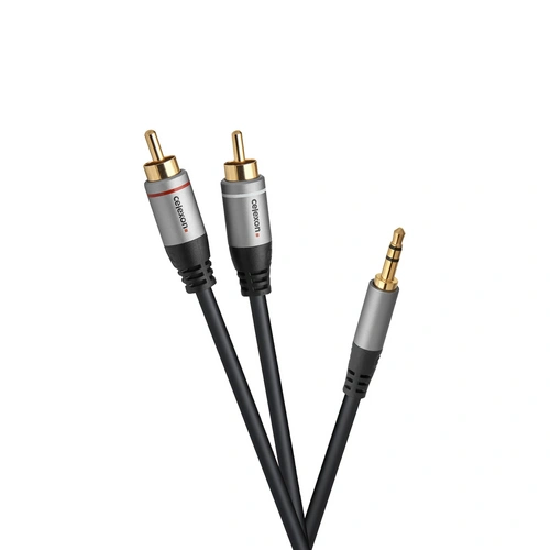 celexon 2x Cinch auf 3,5mm Stereo Klinke Audiokabel 10,0m - Professional Line celexon 2x Cinch auf 3,5mm Stereo Klinke Audiokabel 10,0m - Professional Line