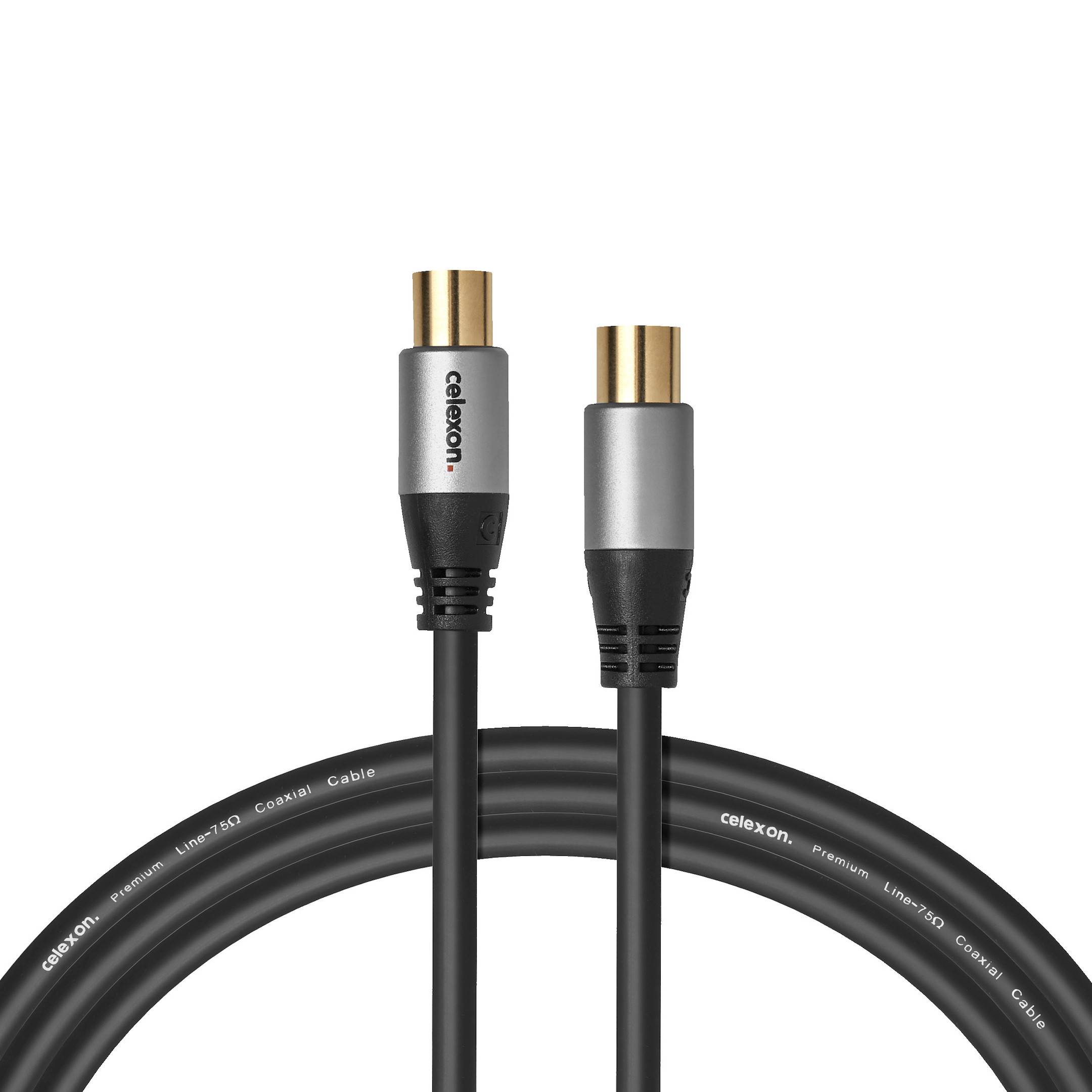 celexon IEC TV Antennenkabel 2,0m - Professional Line