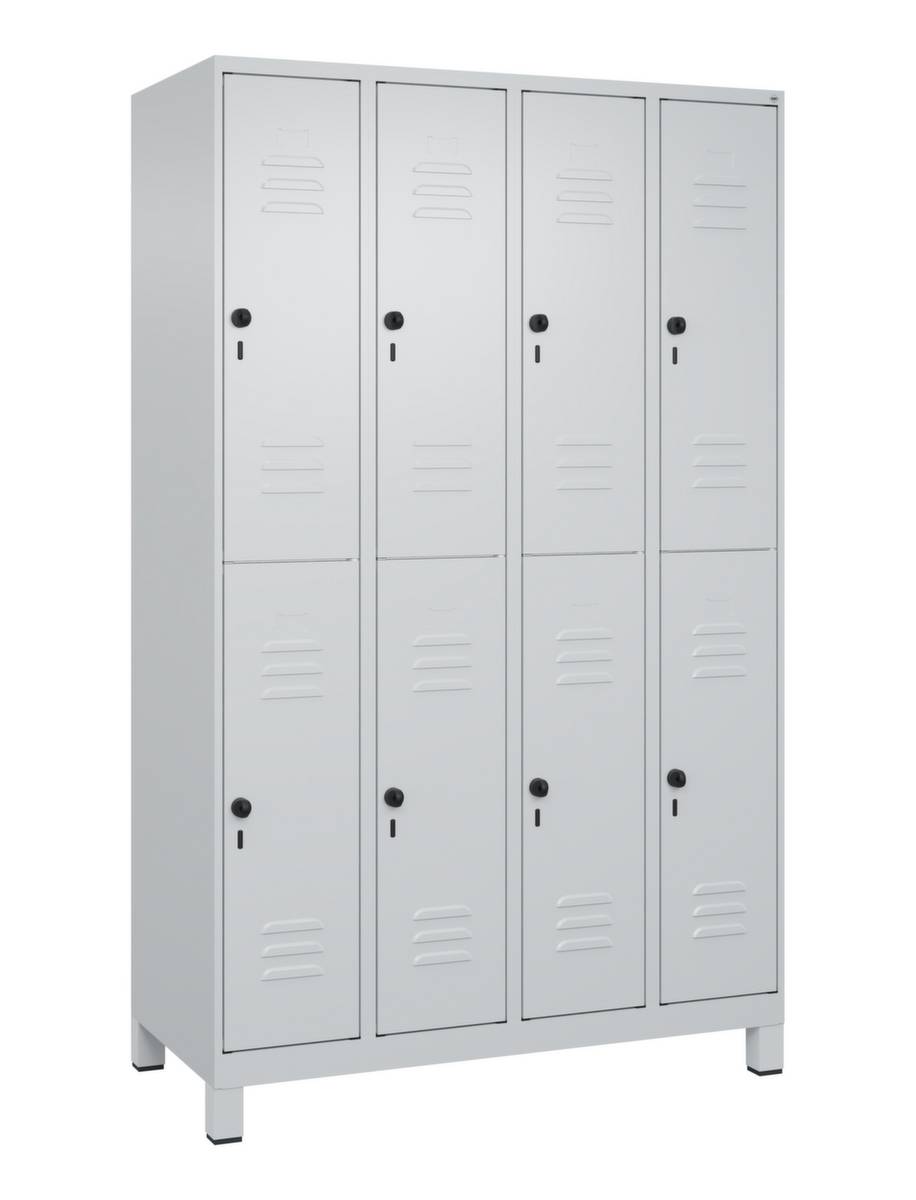 Spind Classic PLUS doppelt 4Abt 1950x1200x500 lgr/lgr