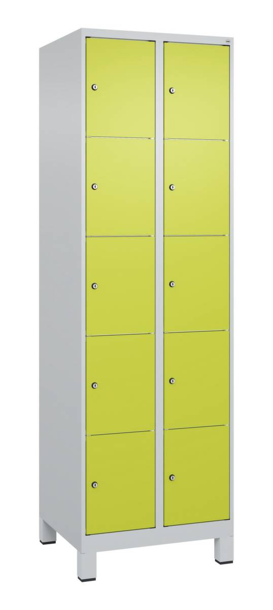Schließfachschr Classic PLUS 2x5F 1950x600x500 lgr/cgn