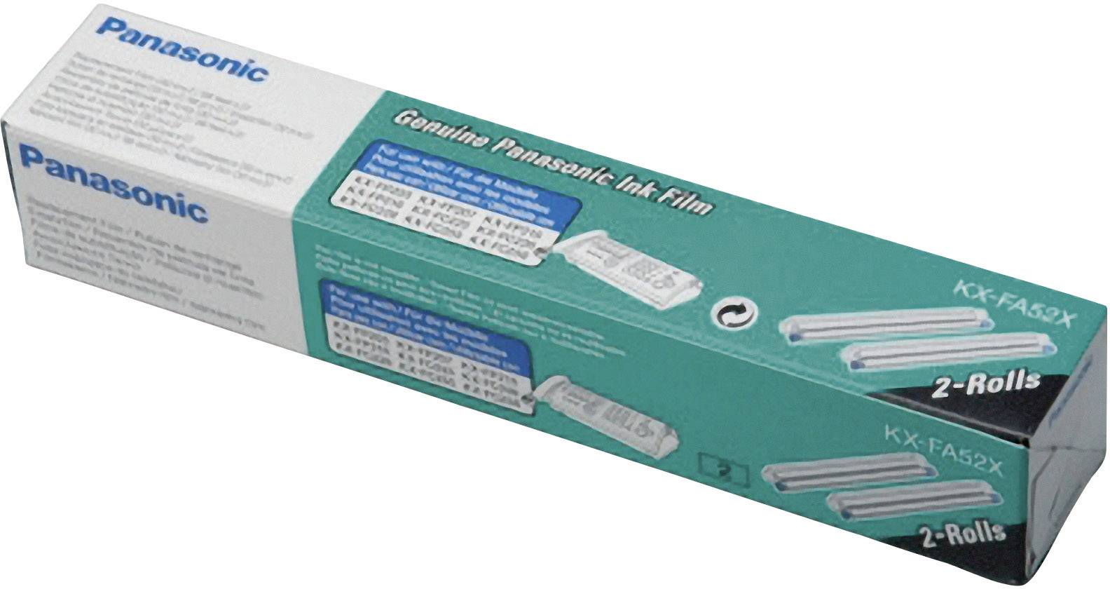 Panasonic Thermotransfer-Rolle Fax Original 100 Seiten Schwarz 2 St. KX-FA52X KX-FA52X