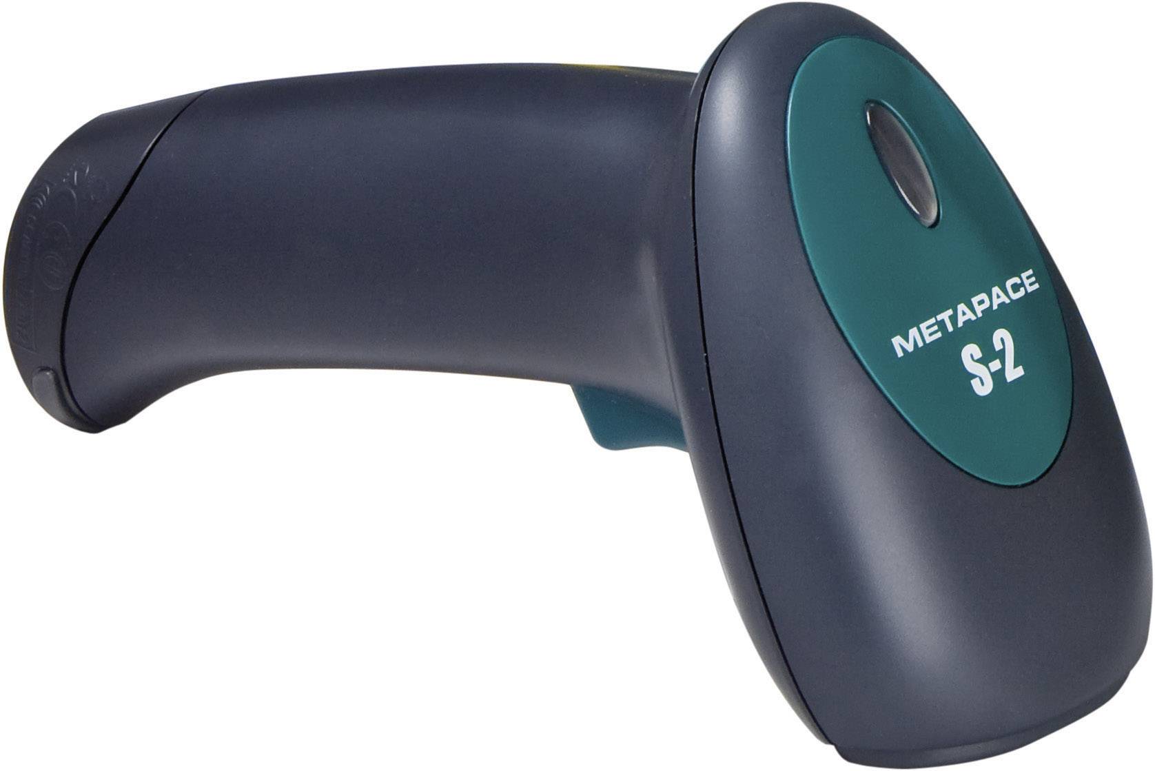 Metapace S-2 USB-Kit Barcode-Scanner Bluetooth® 1D Imager Schwarz Hand-Scanner USB, Bluetooth®