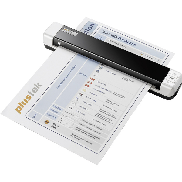 Plustek MobileOffice S410 Mobiler Dokumentenscanner A4 600 x 600 dpi USB