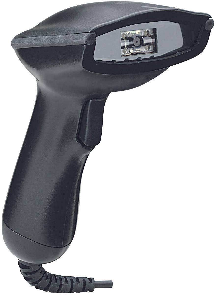 Manhattan 177603 USB-Kit Barcode-Scanner Kabelgebunden 1D, 2D Imager Schwarz Hand-Scanner USB
