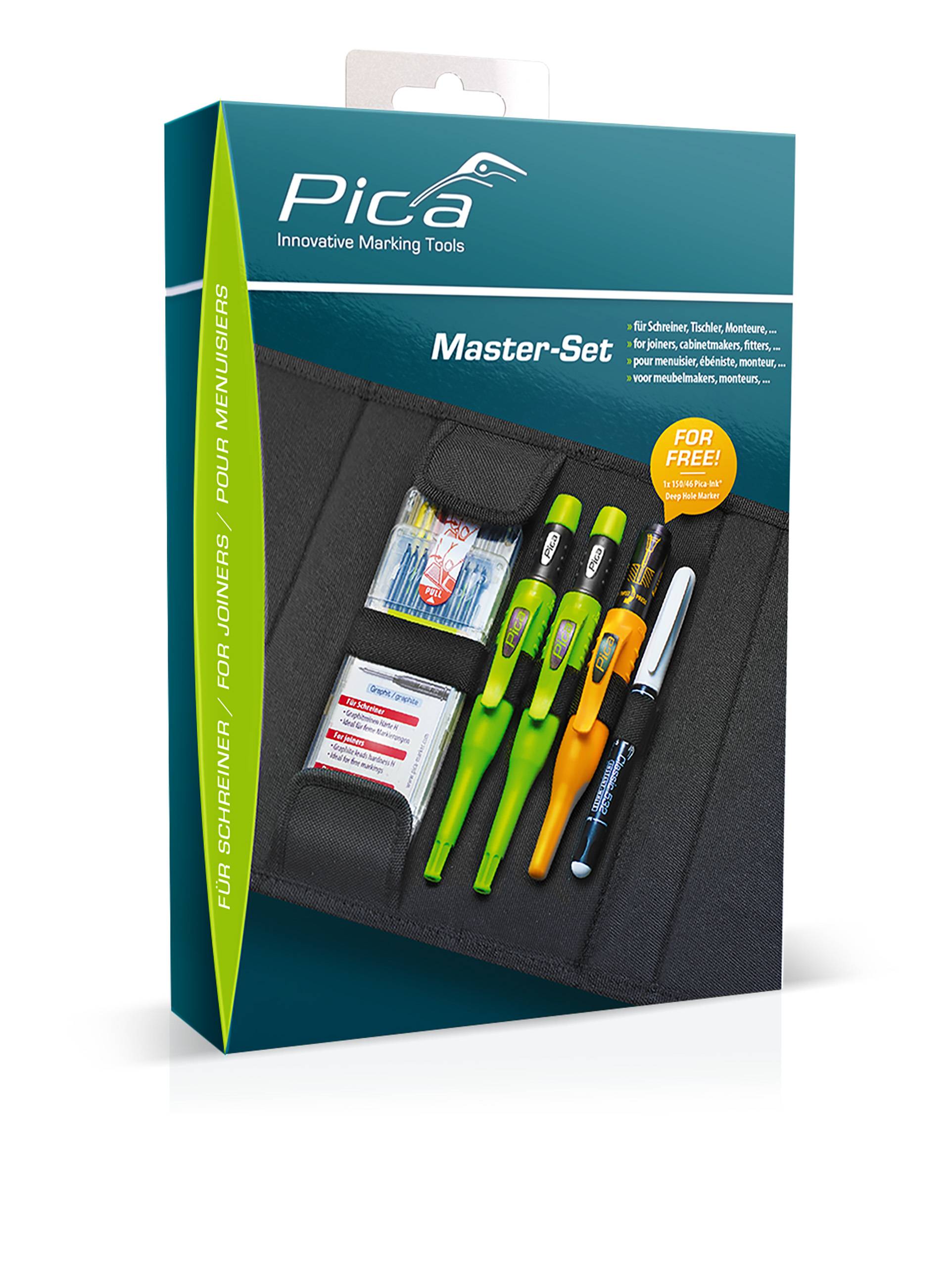 Bau-/Tieflochmarker Master-Set Schreiner sortiert PICA