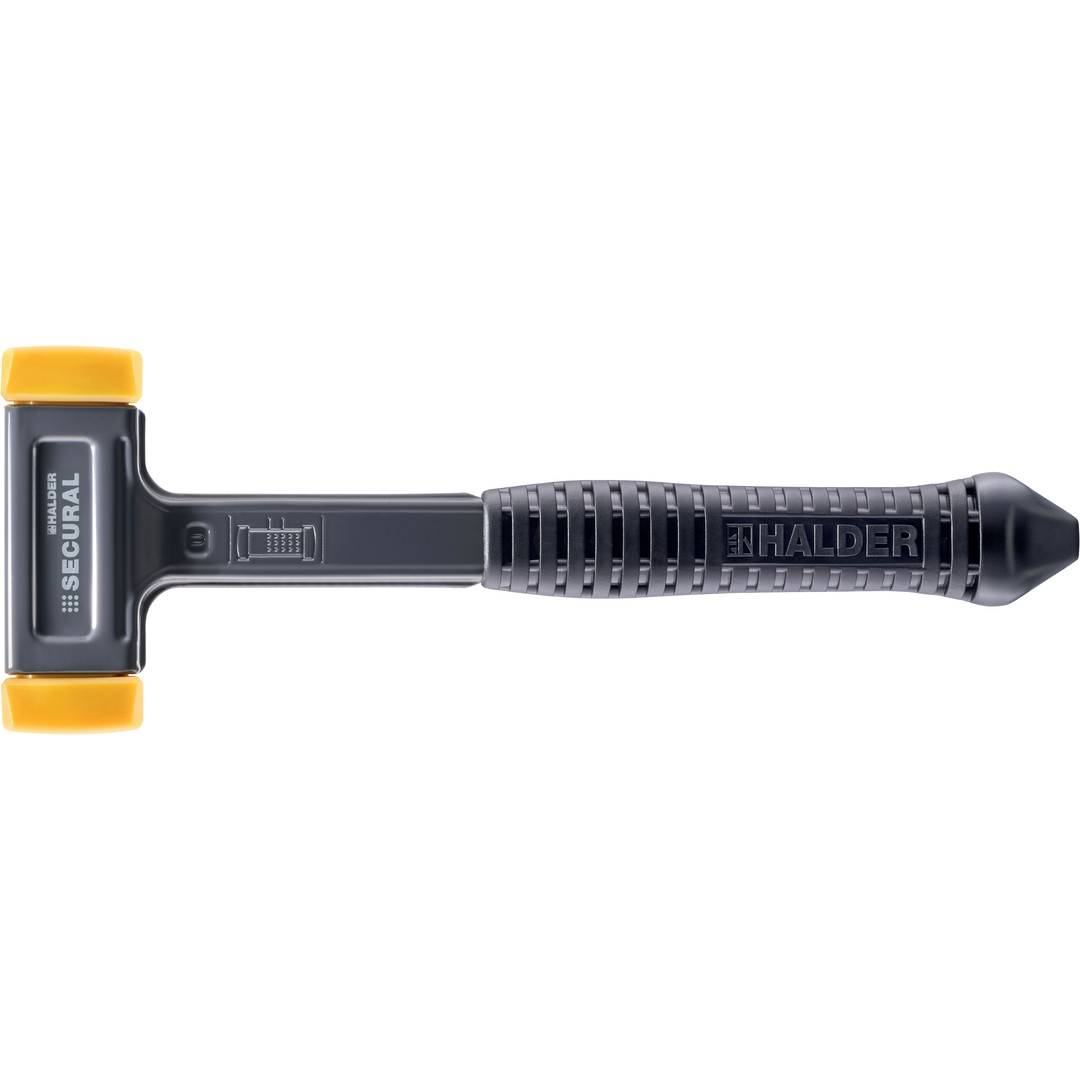 SECURAL-PLUS-Schonhammer, rückschlagfrei | 30x40,mit Griffende Polyurethan