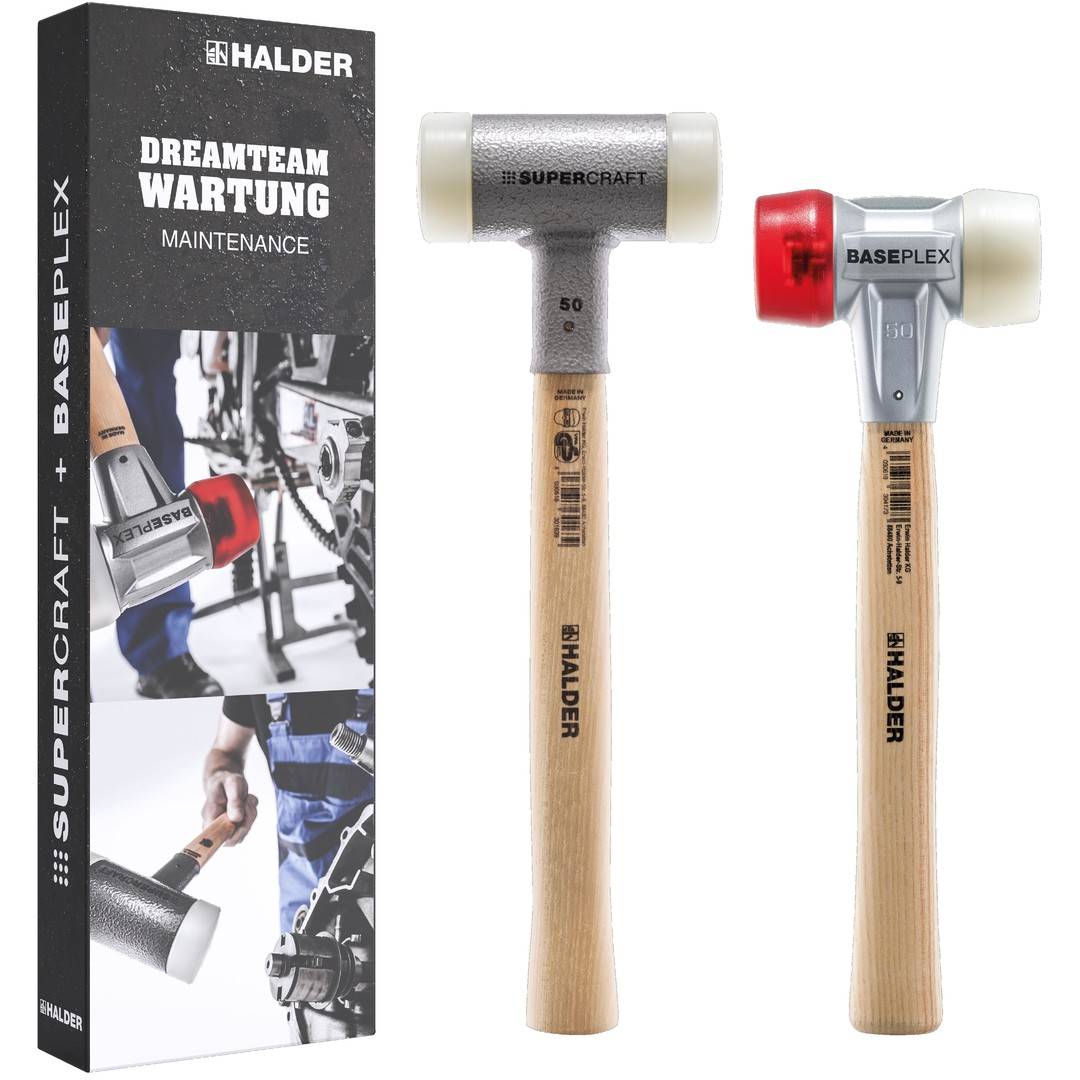 HALDER Aktionsbox Wartung SIMPLEX + BASEPLEX Schonhammer