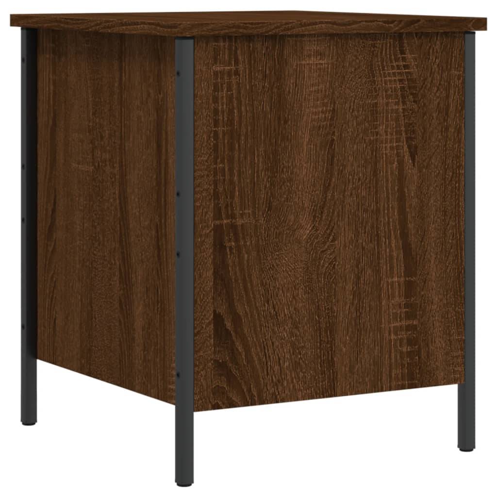 vidaXL Sitzbank mit Stauraum Braun Eiche 40x42,5x50 cm Holzwerkstoff
