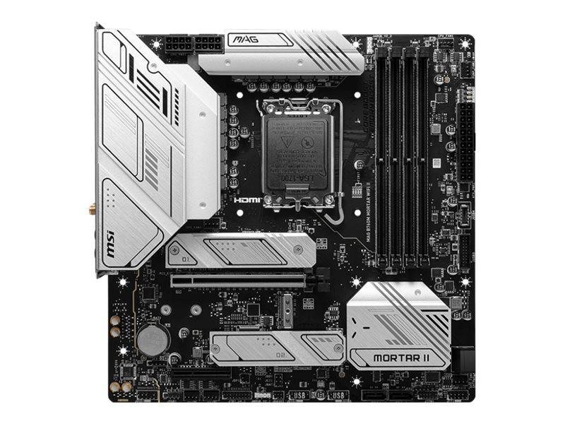 MSI MAG B760M Mortar WIFI II MainboardChipsatz: Intel® B760 / Prozessorsockel: