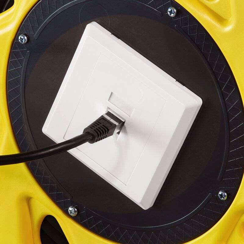 LogiLink Netzwerk Kabeltrommel, Kat. 7, S/FTP, TPE, 60 m