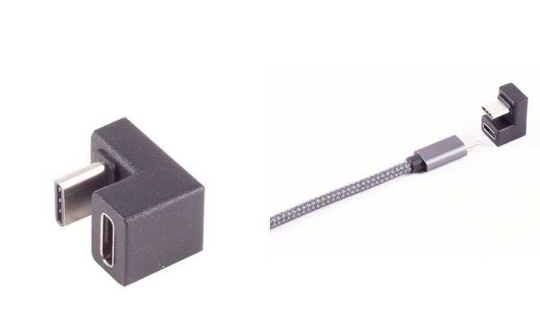 USB-C Adapter, 3.1, 180° Winkel U-Form, PVC