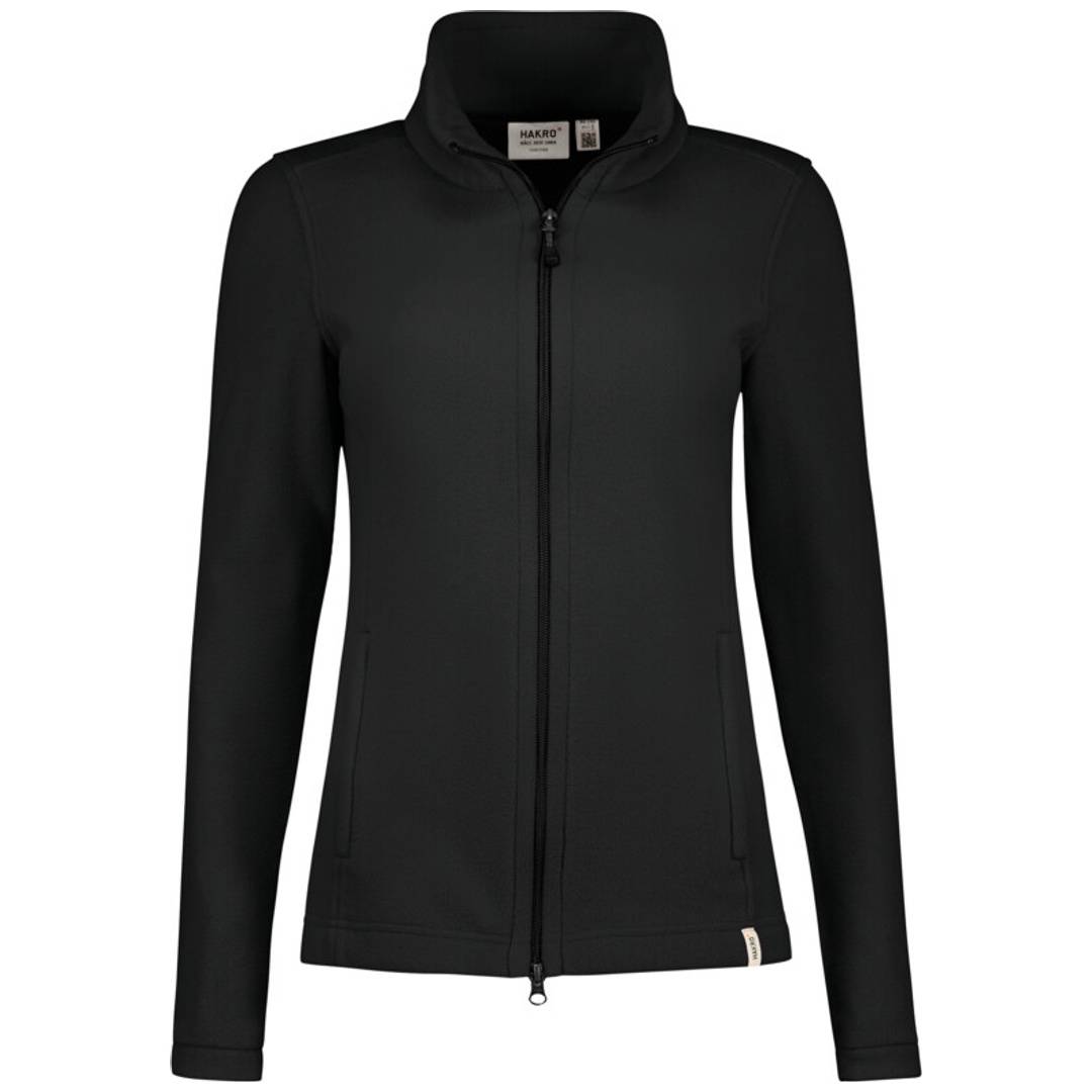 HAKRO Hakro Damen Fleecejacke ECO #246 Gr. 3XL schwarz