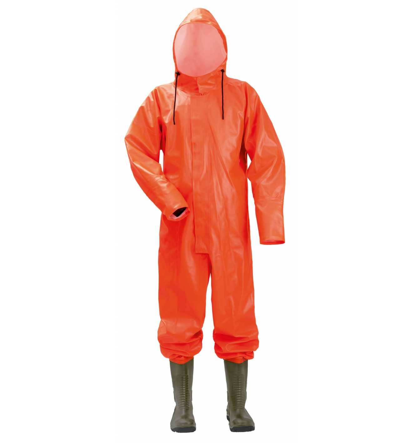 Gr .43 SCHUTZ-ANZUG ORANGE grün OFFSHORE PROTECTIVE SUIT