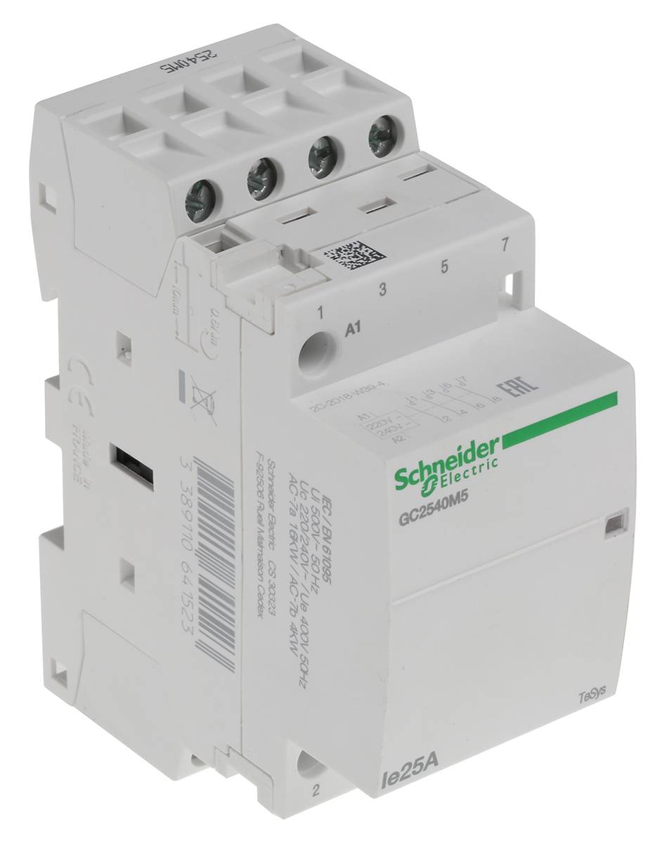 GC25 - Weiß - 4P - 500 V - 4 kV - 250 V - 25 A