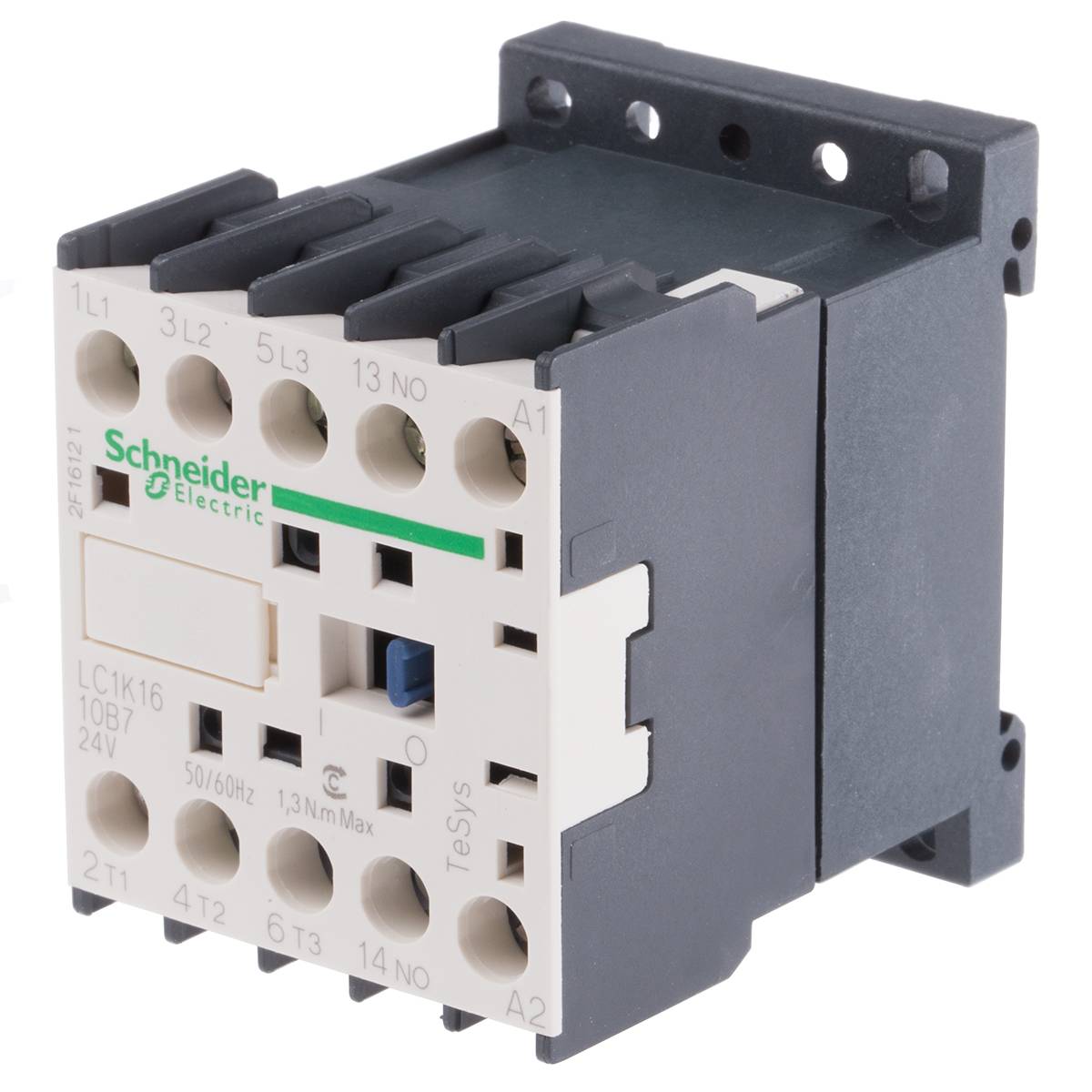 Schneider Electric TeSyS K Schütz 24V ac-Spule, 3-polig, 690V ac / 16 A 24V ac 3 Schließer Motorsteuerung