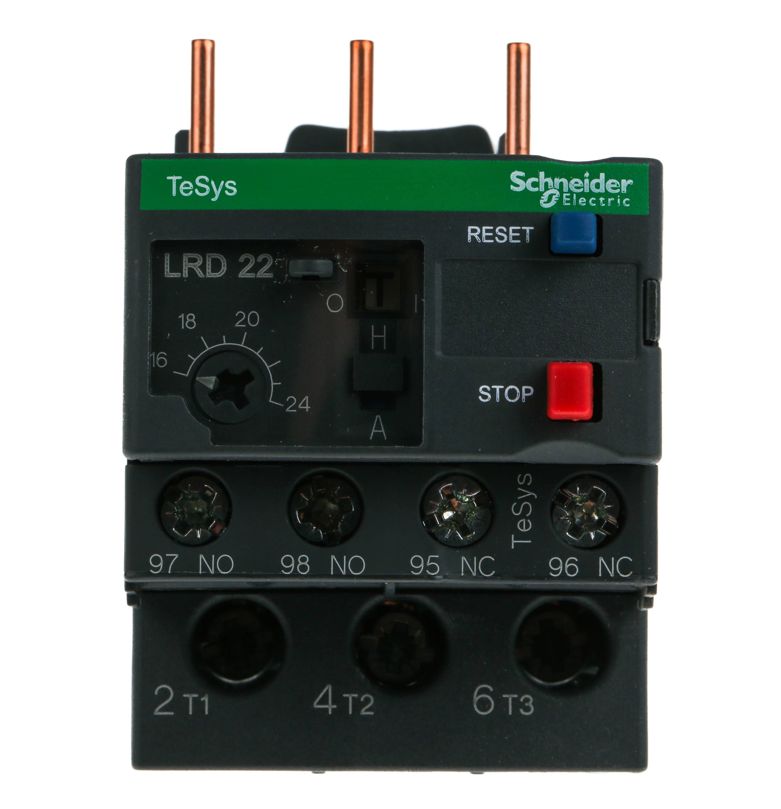 Motorschutzrelais 1 Schließer, 1 Öffner Schneider Electric LRD22 1 St.