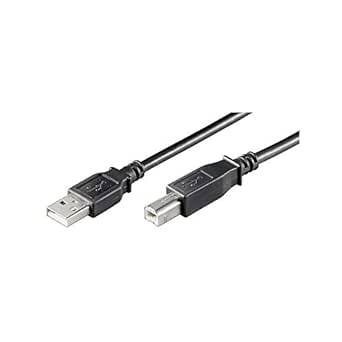 Goobay 68902 USB A 2.0 auf USB B Druckerkabel / Typ B Kabel / 480 Mbits / USB-B für Drucker & Scanner / Schwarz / 5m