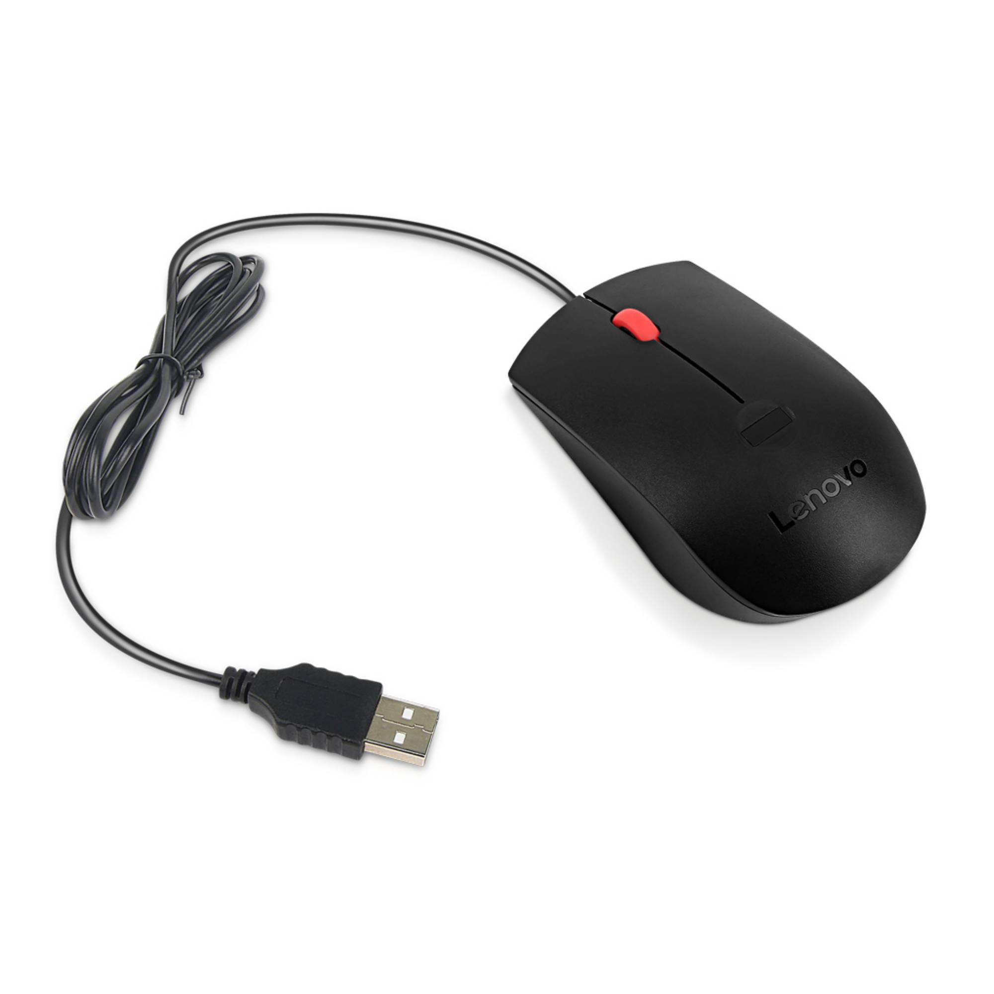 Lenovo Maus - ergonomisch - optisch - 3 Tasten
