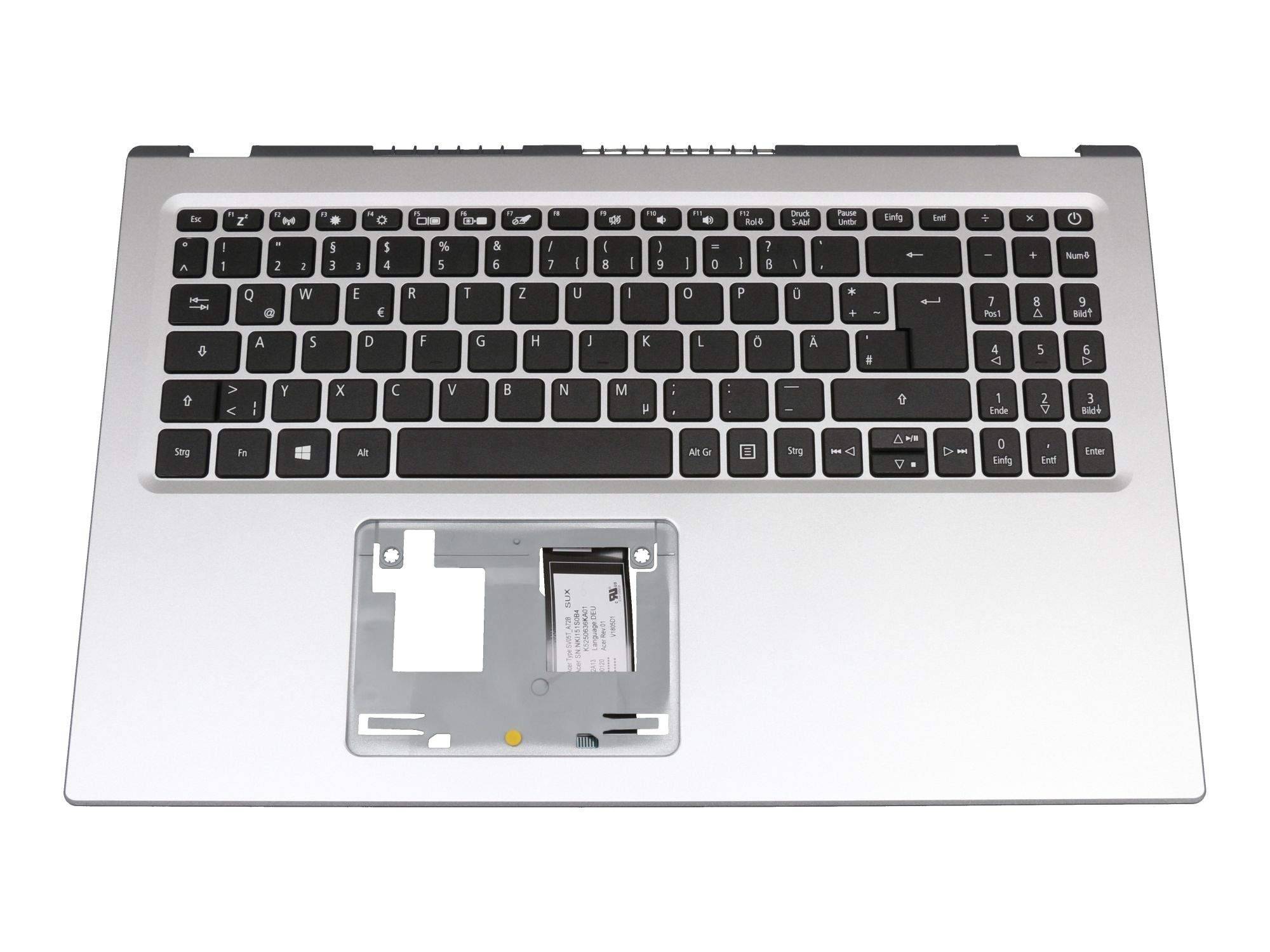 Acer COVER.UPPER.SILVER.W/KB.German 6B.A1DN2.046