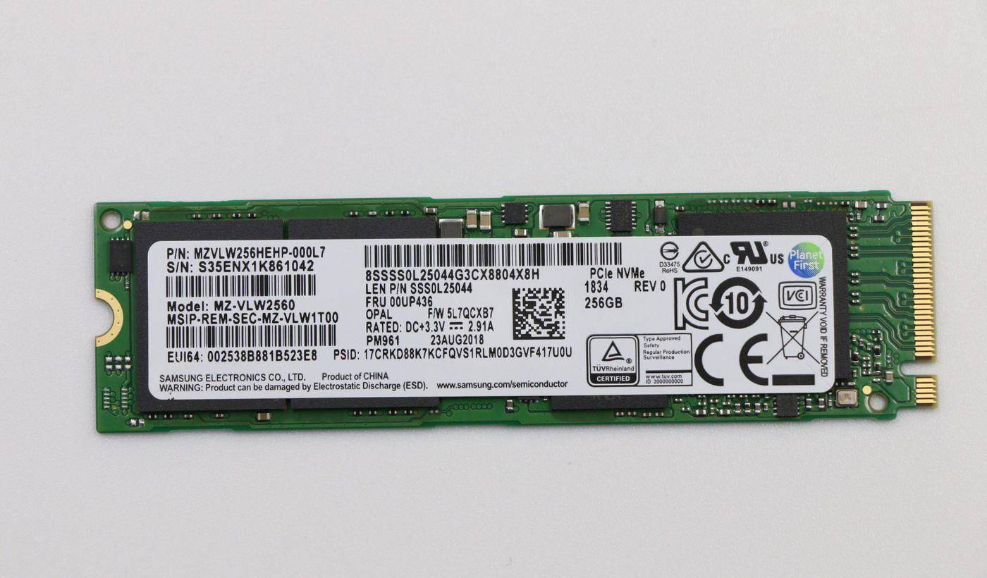 Lenovo Memory SSD 256GB M.2 PCIe3x4