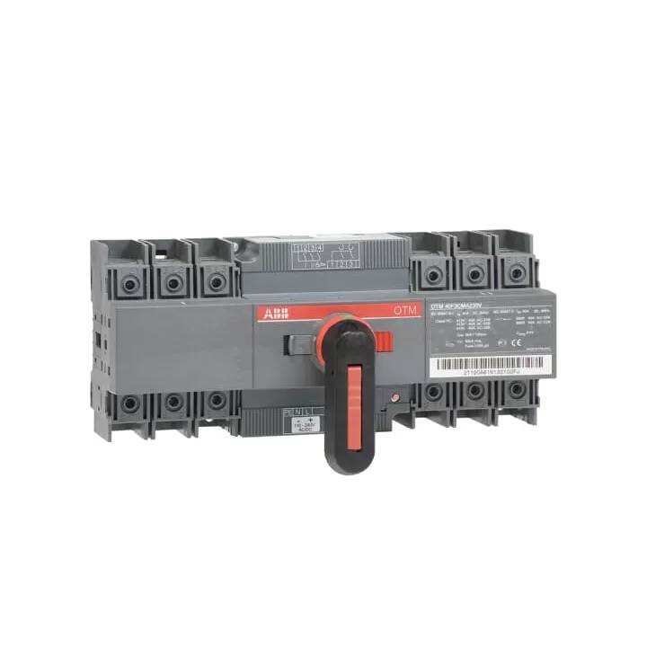 ABB Lastumschalter m. Mot. OTM40F3CMA24D 3-p 40A m. Griff für manuel. Betr.