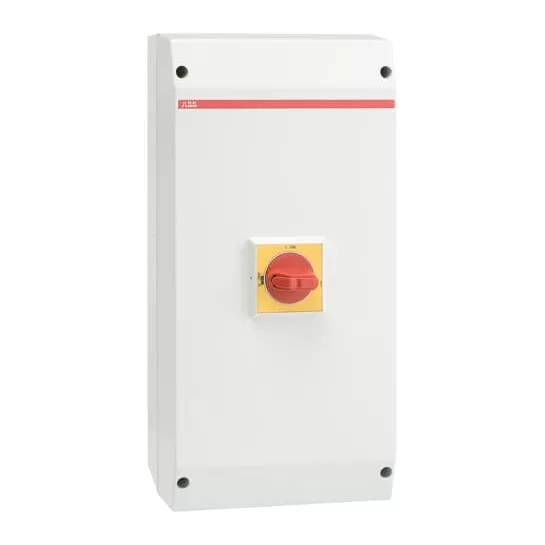 ABB Sicherheitsschalter 4p 37 OTP75A4U kW 400V m.rt-gelbem 1SCA022401R1650