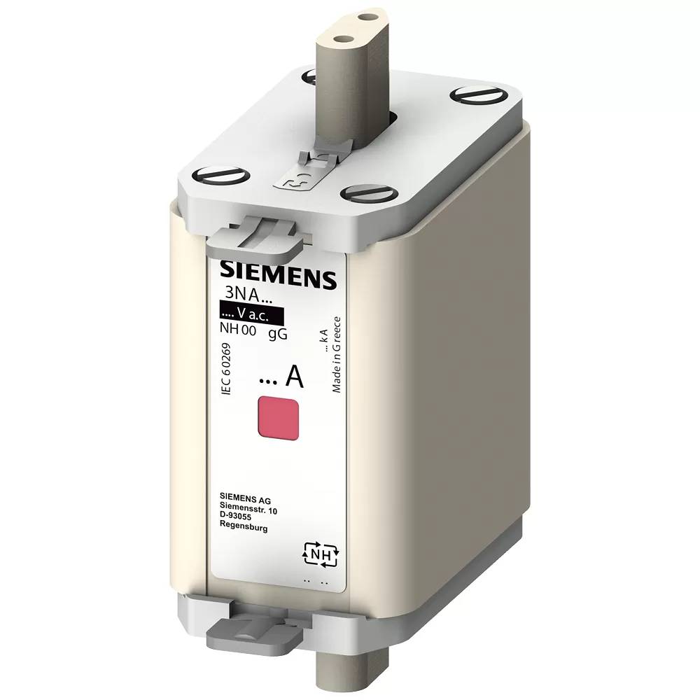 Siemens M NH-Sicherungseinsatz 3NA6832-4 mit isol. Griffl. Gr.00 125A