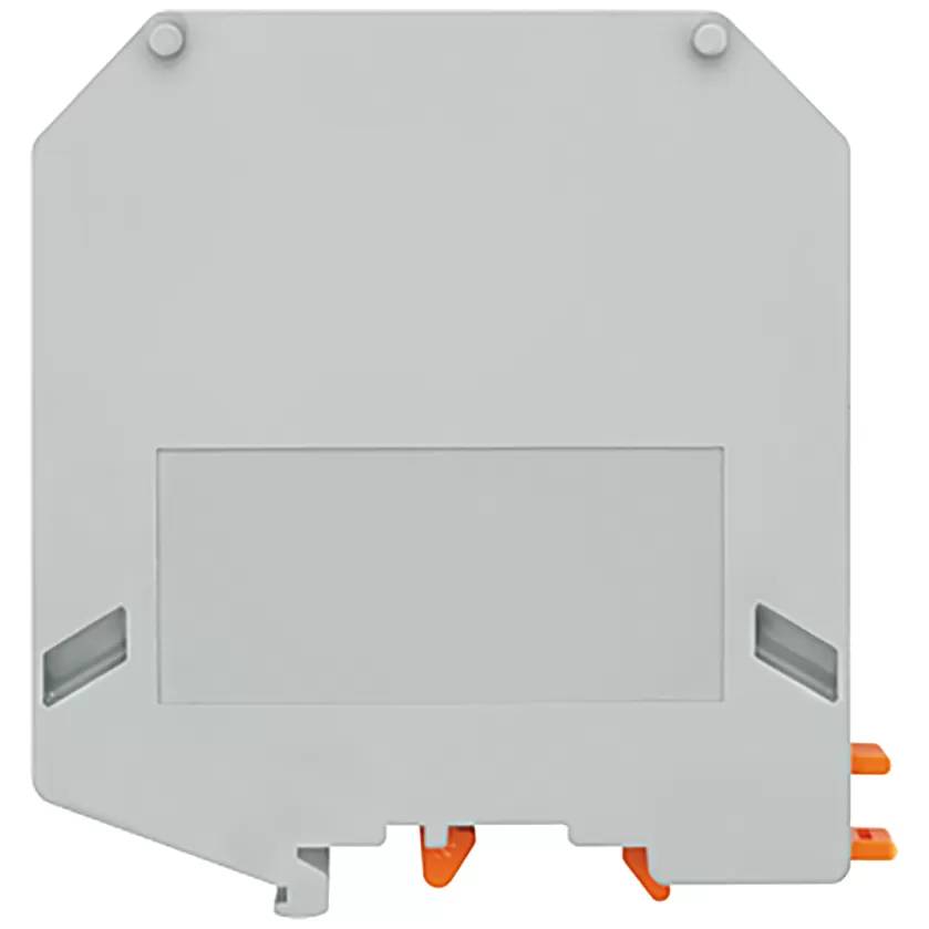 Klemme, Schraubanschluss, Durchgangsklemme, 95mm², grau