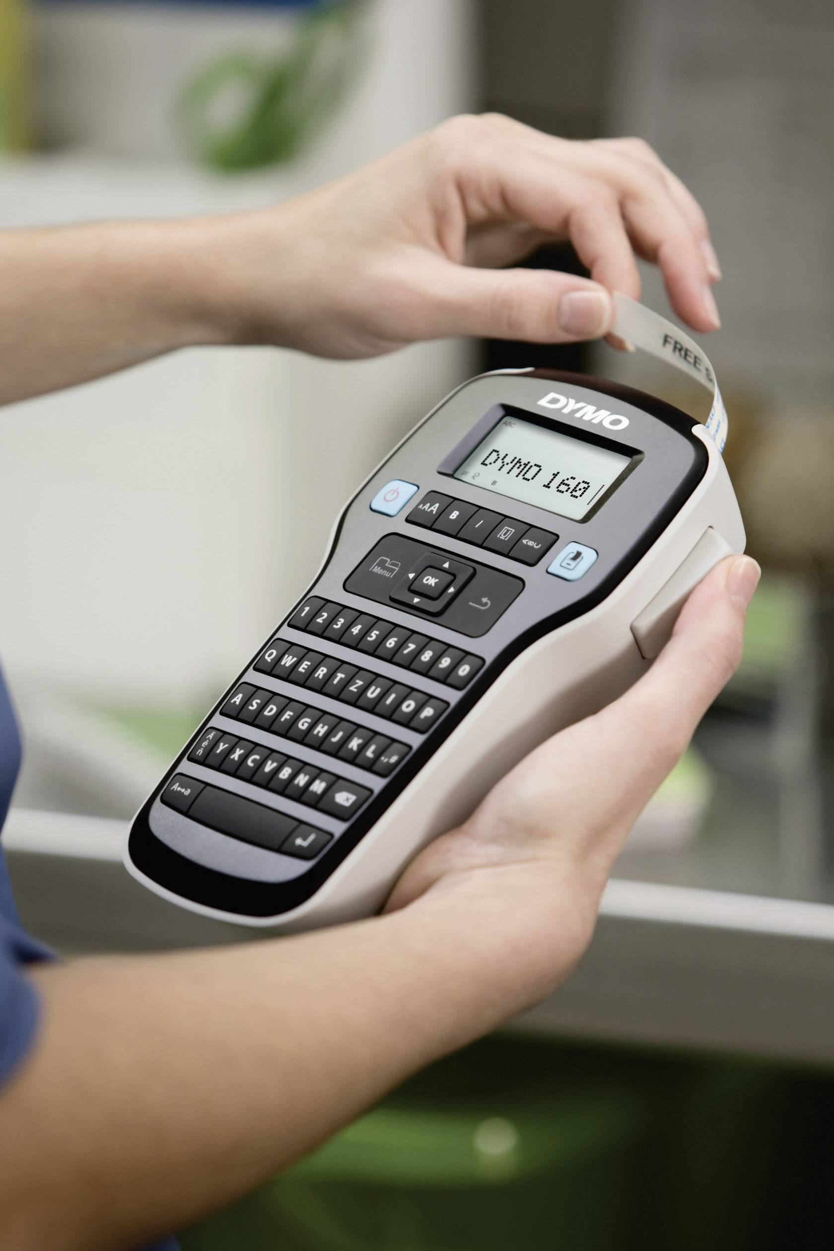 DYMO Labelmanager 160 Beschriftungsgerät Geeignet für Schriftband: D1 6 mm, 9 mm, 12mm