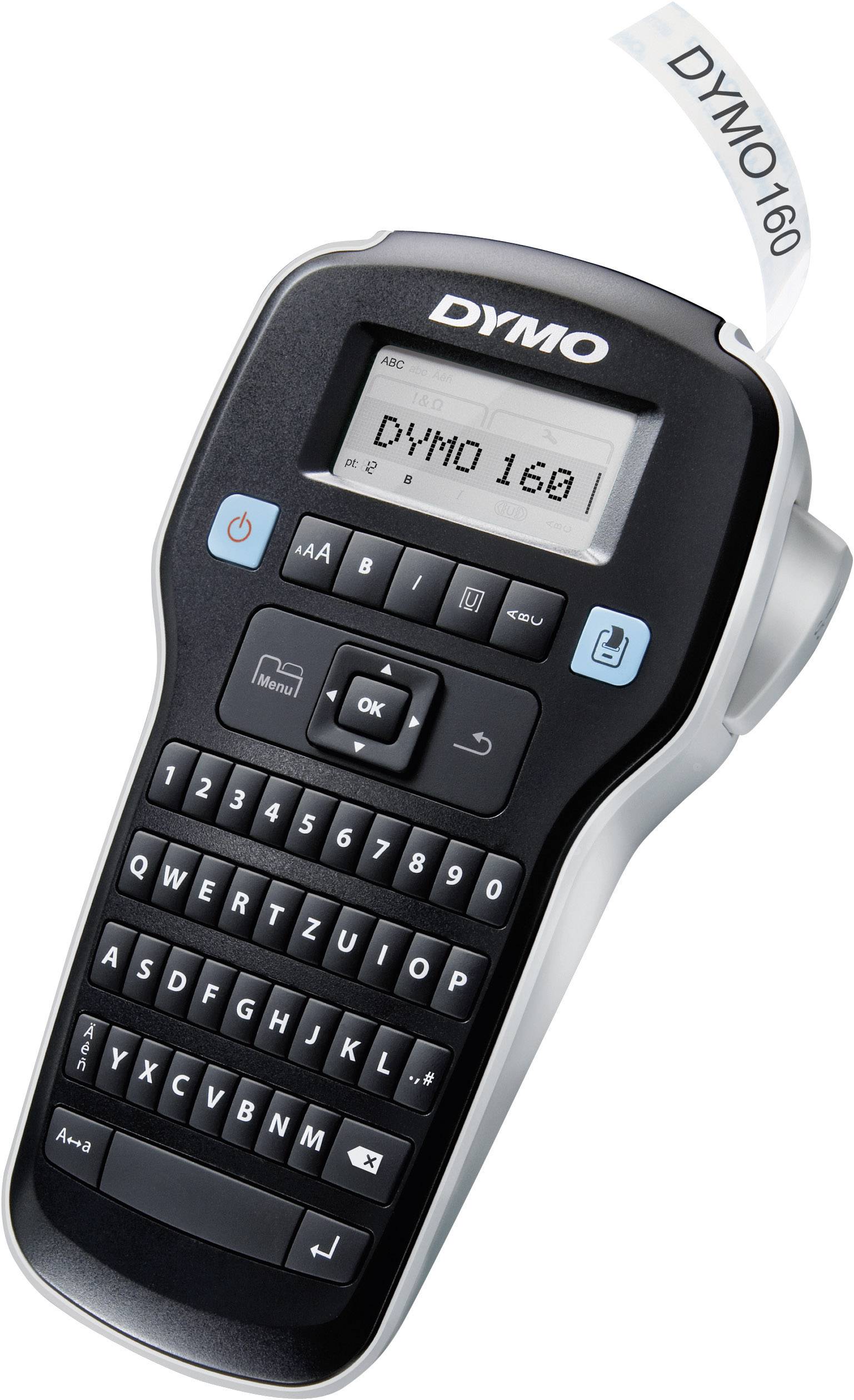 DYMO Labelmanager 160 Beschriftungsgerät Geeignet für Schriftband: D1 6 mm, 9 mm, 12mm