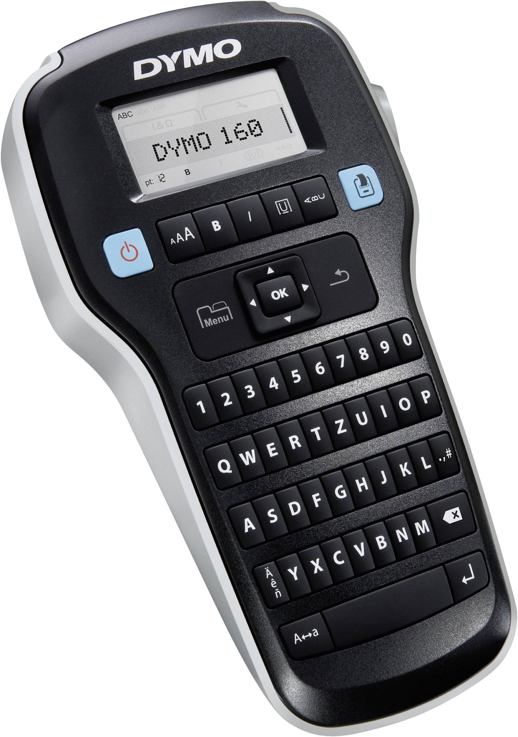 DYMO Labelmanager 160 Beschriftungsgerät Geeignet für Schriftband: D1 6 mm, 9 mm, 12mm