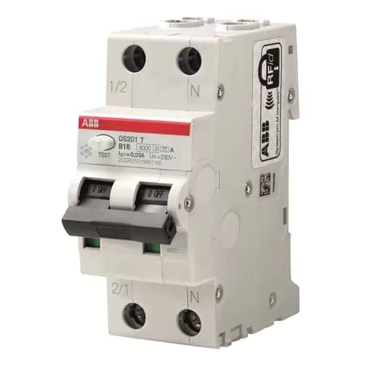 ABB DS201AT-C20/0,03 DS201T C20 A30 FI/LS-Schalter 6kA 1P+N 2CSR255188R1204